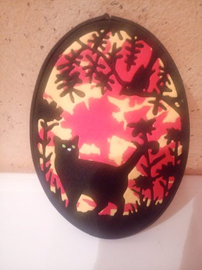 COLGANTE DE DOBLE CARA GATO Y PERRO