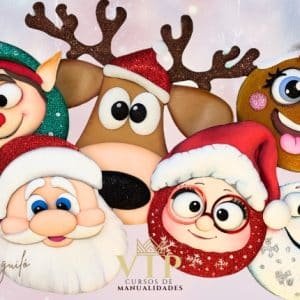 Esferitas navideñas patrones imprimibles