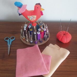 Gallina Porta hilos
