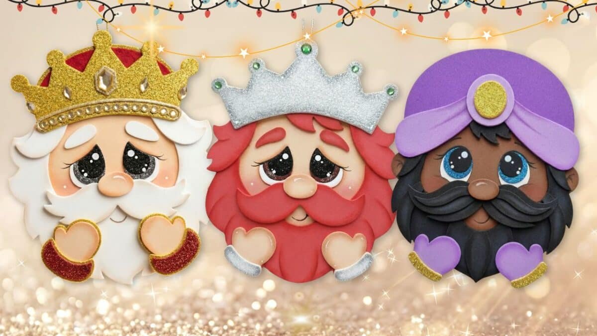 Esferitas los tres Reyes Magos